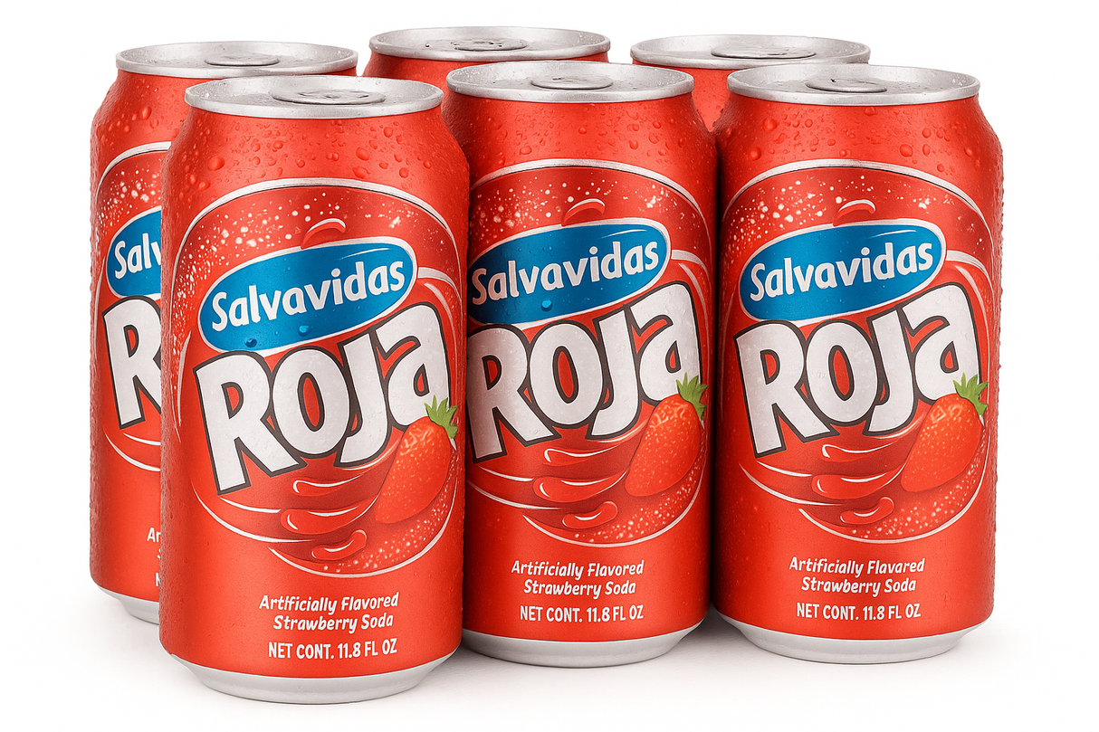 Salvavida Roja – Honduran Canned Soft Drink | 6 Pack