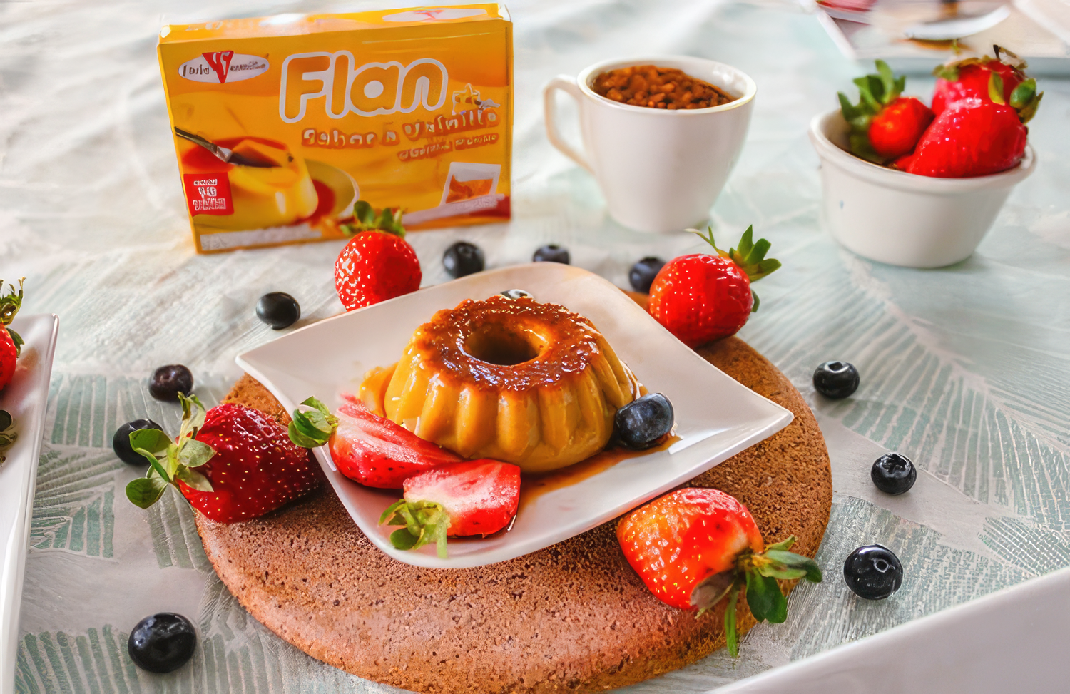 Vanilla Flan 85g – De La Familia | Homemade Dessert Mix