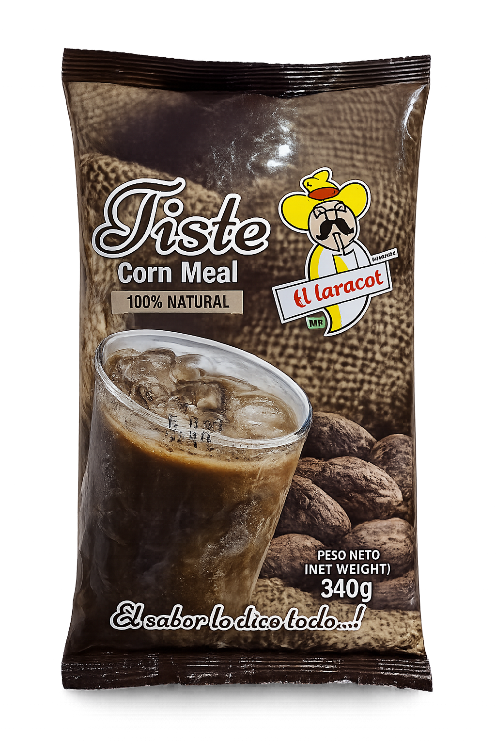 Tiste El Caracol 12 oz | Traditional Corn and Cacao Drink 100% Natural