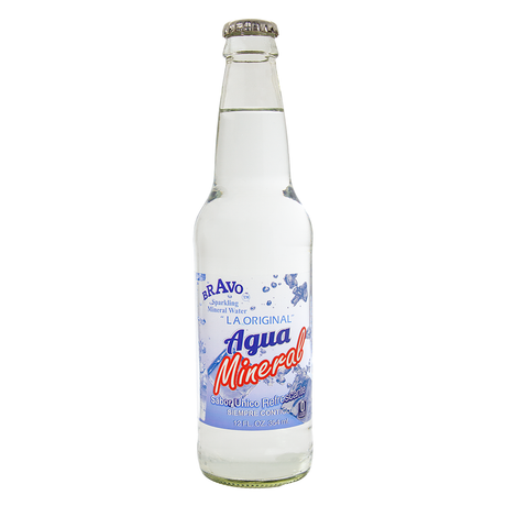 Agua mineral Bravo Foods – pack de 6 botellas con gas natural – Latin Foods At Your Door