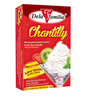 Chantilly sabor vainilla De La Familia 50 g – crema para postres individuales – Latin Foods At Your Door