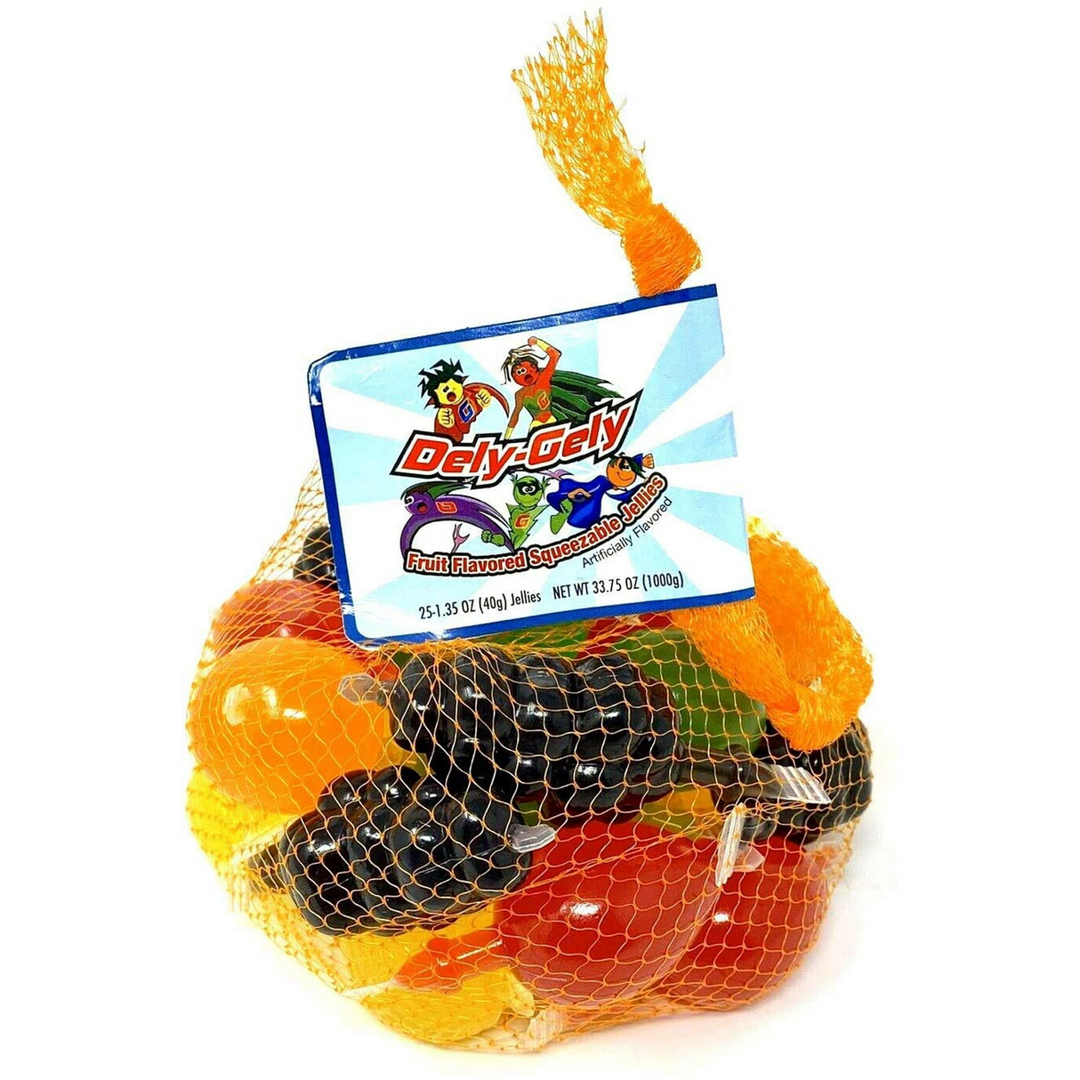 Dely Gely – Flavored Squeeze Jellies (25 Pack)