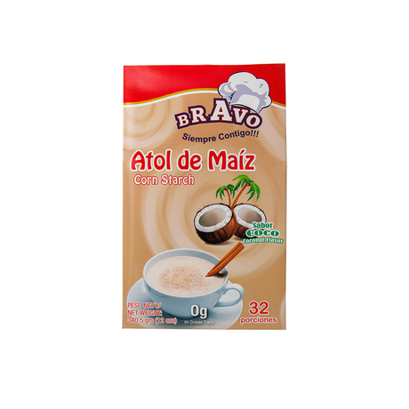 Fécula sabor coco Bravo Foods – ideal para atoles y postres tropicales – Latin Foods At Your Door