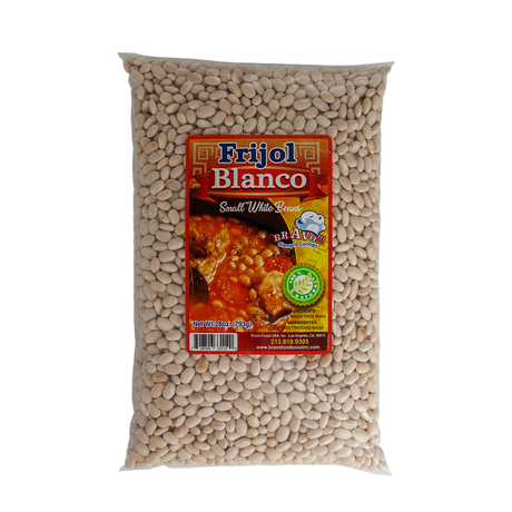 Frijol blanco Bravo Foods 4 lbs – grano seco para cocina latina y recetas tradicionales – Latin Foods At Your Door