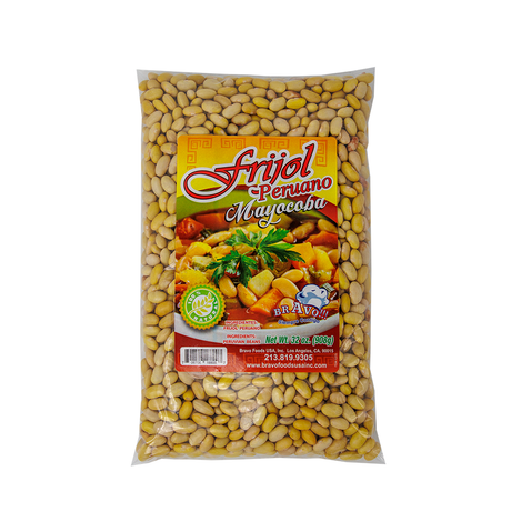 Frijol peruano mayocoba Bravo Foods 4 lbs – grano cremoso para cocina casera latina – Latin Foods At Your Door