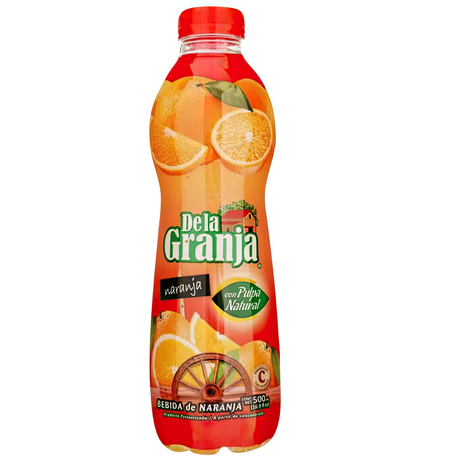 Jugo de naranja De la Granja con pulpa natural – bebida sin gas – Latin Foods At Your Door