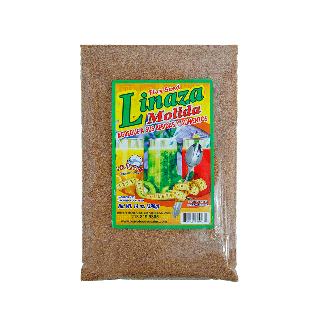 Bolsa de linaza molida natural 100% salvadoreña, ideal para una dieta saludable
