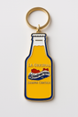 Llavero en forma de botella Kolashampan salvadoreña con estilo tropical