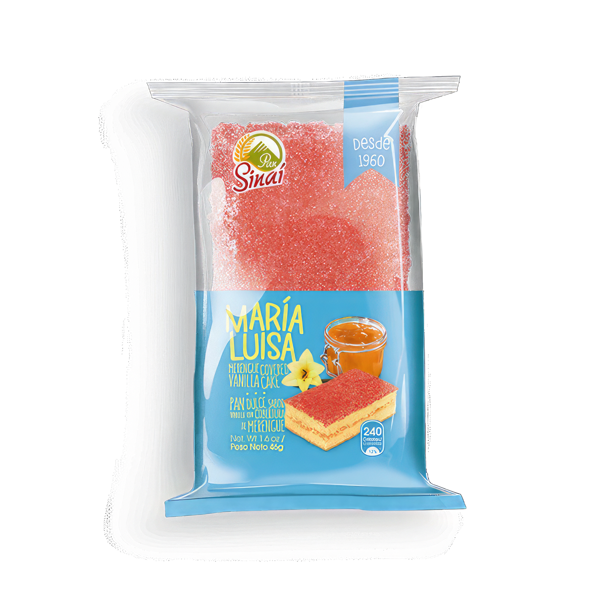 Pan dulce Maria Luisa de Pan Sinai en empaque de 6