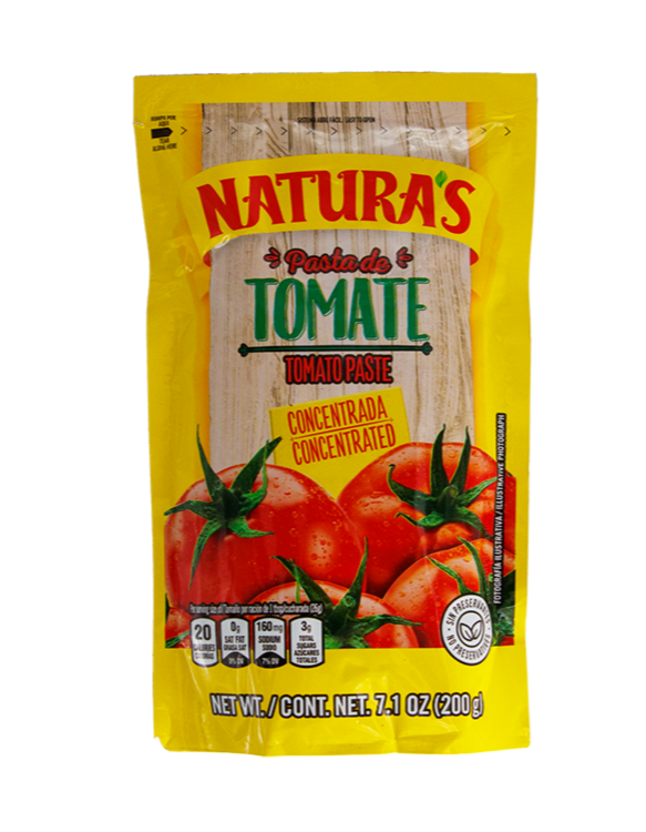 Pasta de tomate Naturas 200 g – base espesa para salsas, guisos y comidas latinas – Latin Foods At Your Door