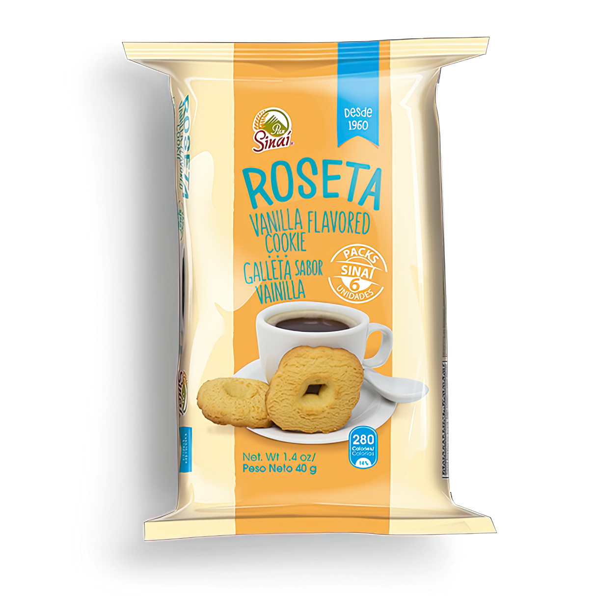 Roseta de Pan Sinai, pan dulce centroamericano en empaque de 8