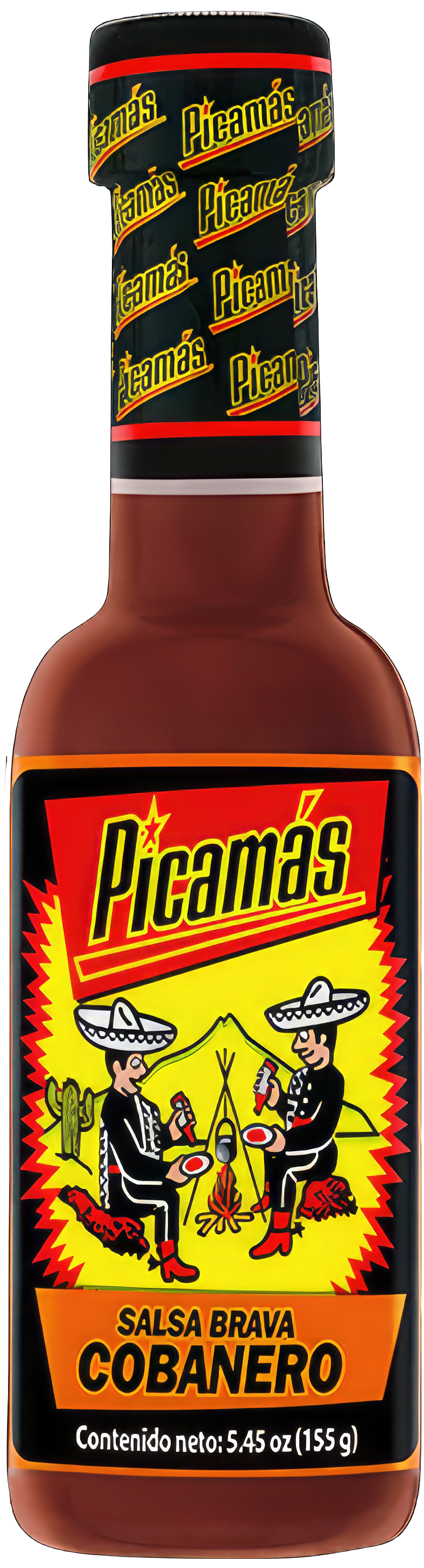 Botella de salsa Picamas cobanero 5.45oz – Salsa picante con chile ahumado guatemalteco