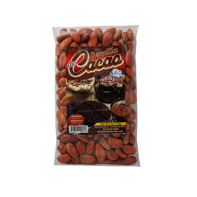 Semilla de cacao natural salvadoreña en presentación artesanal