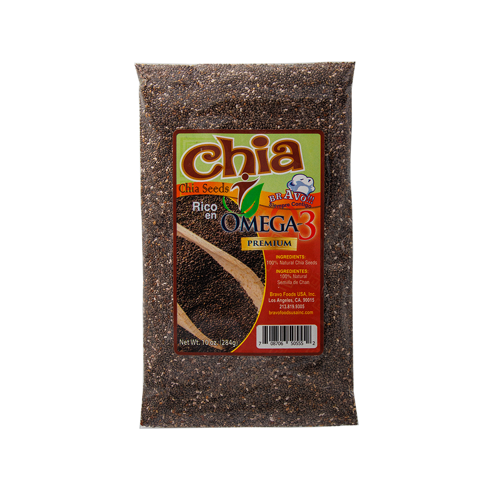 Bolsa de Semilla de Chía natural de 8 oz – producto latino saludable