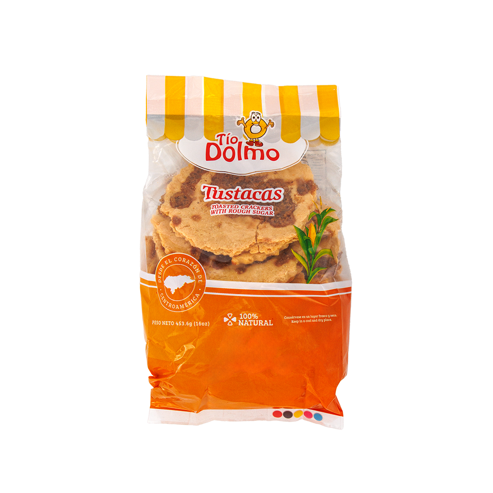 Tustacas hondureñas Tío Dolmo – pan dulce crujiente con dulce de panela – Latin Foods At Your Door