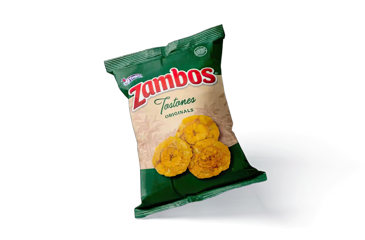 Zambos Tostones – chips de plátano verde grueso estilo tradicional – Latin Foods At Your Door