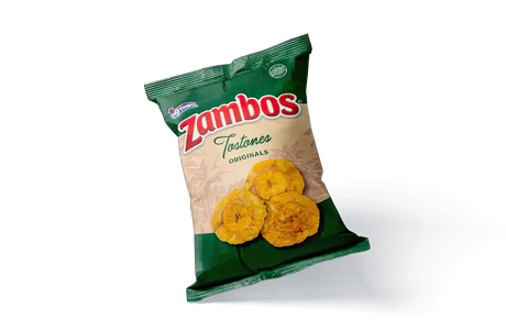 Zambos Tostones – chips de plátano verde grueso estilo tradicional – Latin Foods At Your Door
