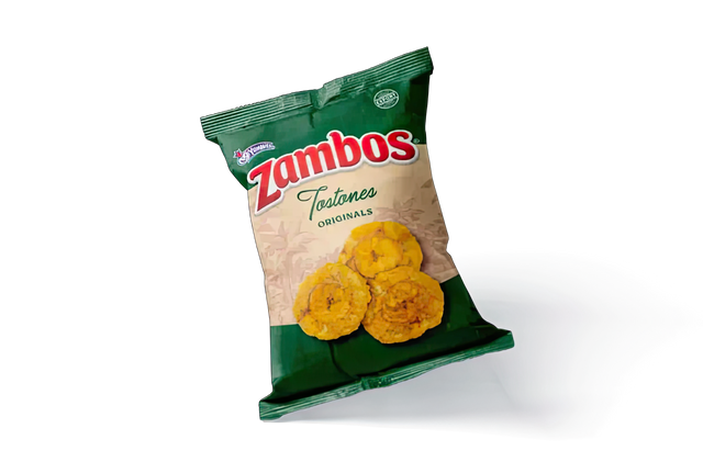Zambos Tostones – chips de plátano verde grueso estilo tradicional – Latin Foods At Your Door