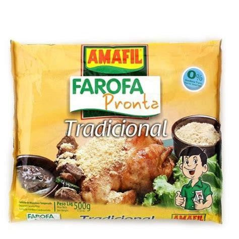 Amafil Farofa Pronta Tradicional