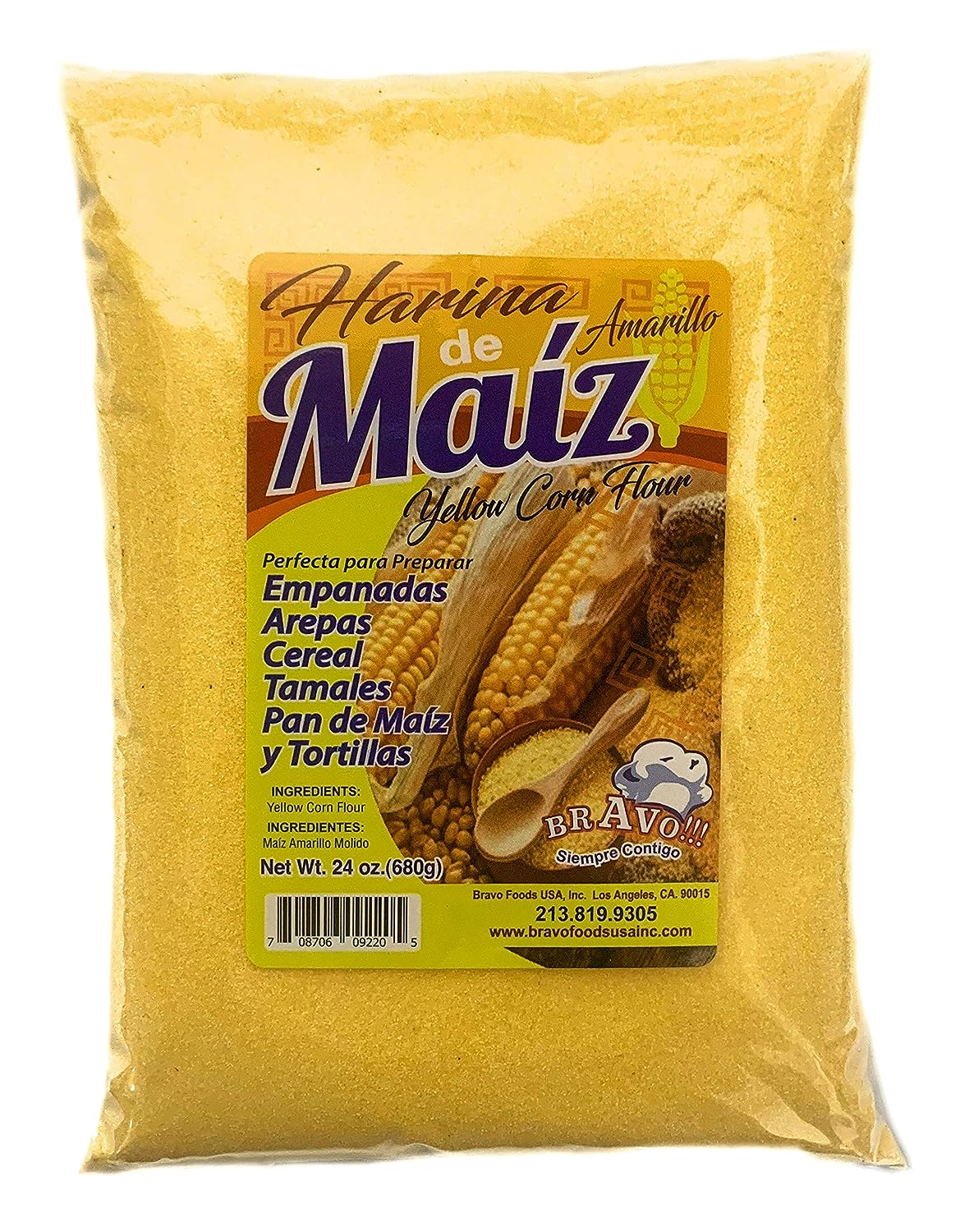 Harina de Maíz Amarillo | 24oz