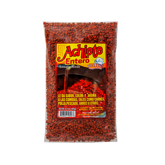 Achiote Entero | Whole Annatto | 6.5 Oz