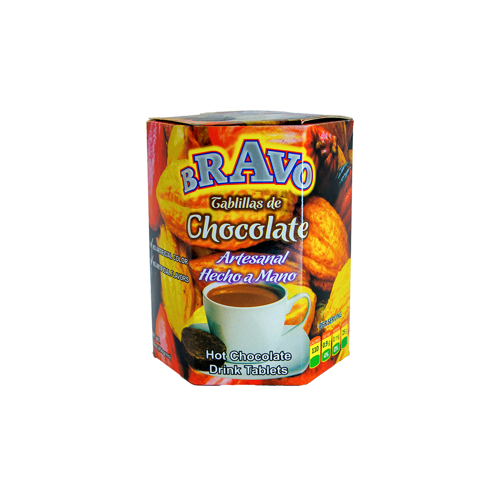 Tablillas de Chocolate Artesanal Bravo | 16 oz