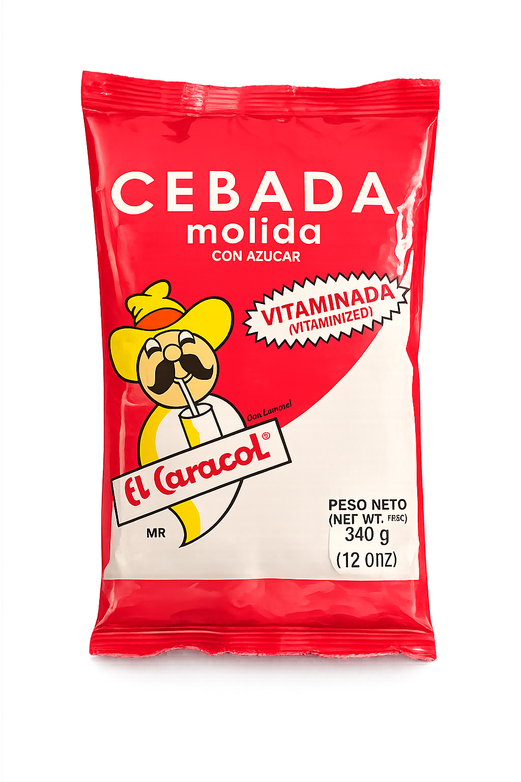 Ground Barley with Sugar El Caracol 12 oz | Traditional Nicaraguan Drink