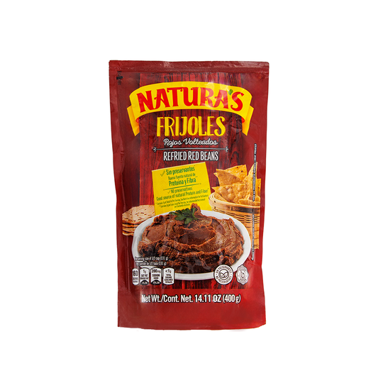 Frjioles Volteados Refritos Rojo - Naturas | 400g