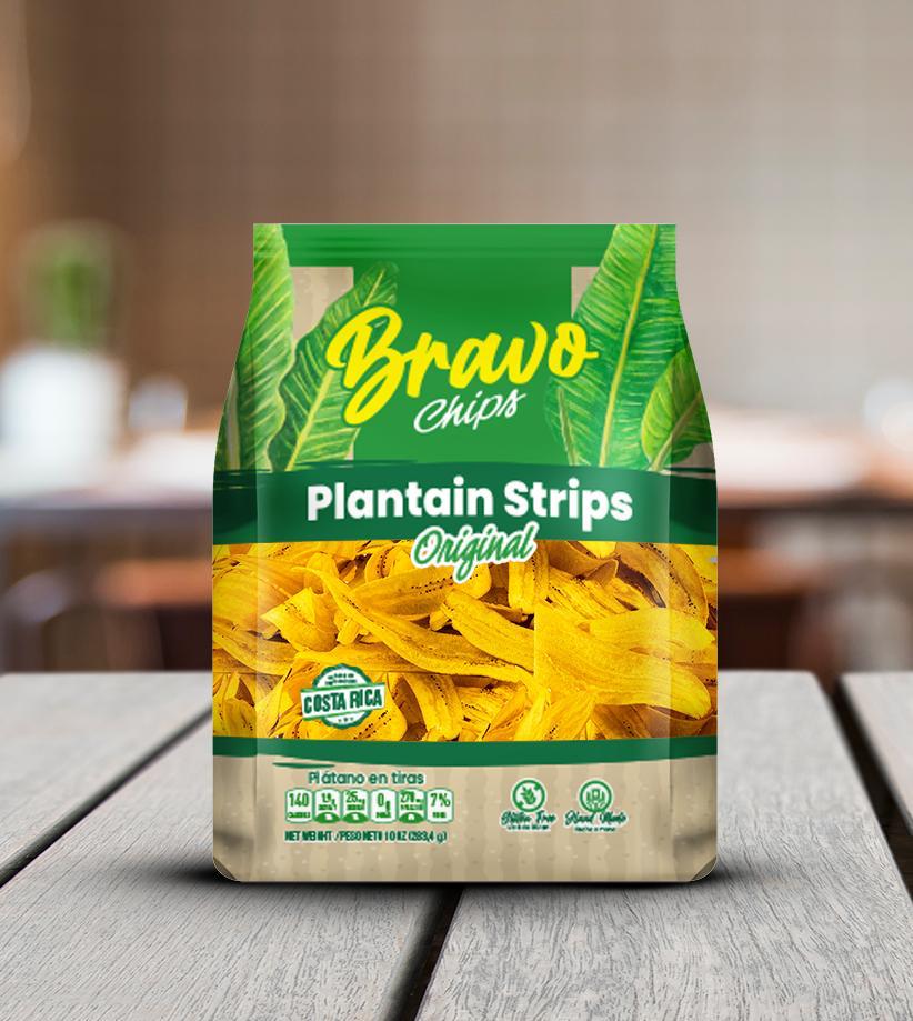 Tostadas de Plátano Natural 10 oz | Snack Latino Crujiente