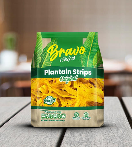 Tostadas de Plátano Natural 10 oz | Snack Latino Crujiente