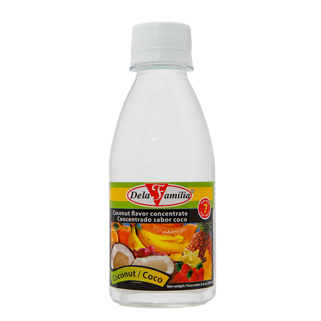Esencia concentrada de coco De La Familia – sabor tropical para postres y bebidas – Latin Foods At Your Door