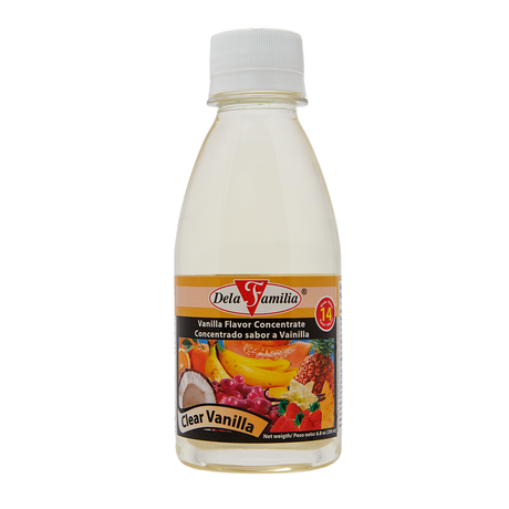 Esencia concentrada de vainilla clara De La Familia – ideal para postres y bebidas sin cambiar el color – Latin Foods At Your Door