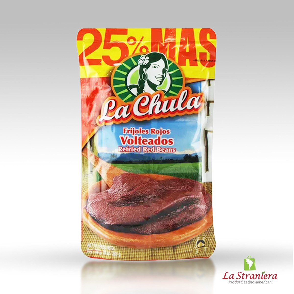 Frjiol Refrito Rojo - La Chula | 227g