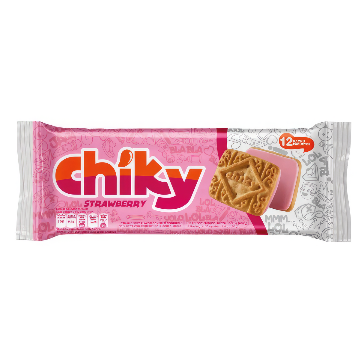 Galletas Chiky sabor fresa – galletas centroamericanas con crema frutal – Latin Foods At Your Door