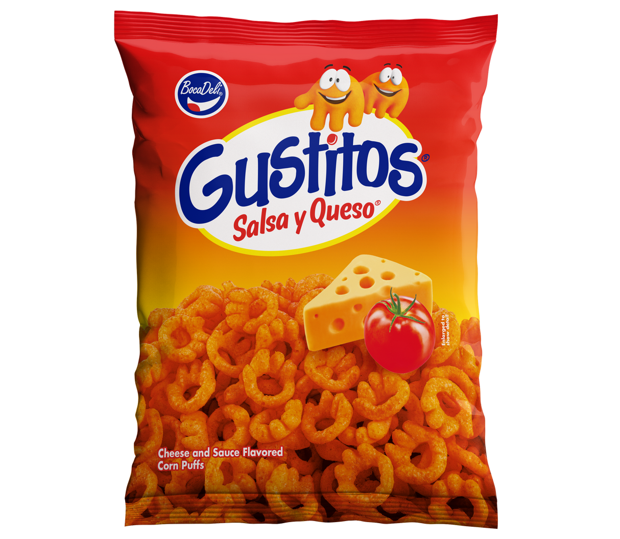 Gustitos Salsa y Queso Bocadeli – Snack salvadoreño crujiente sabor salsa y queso