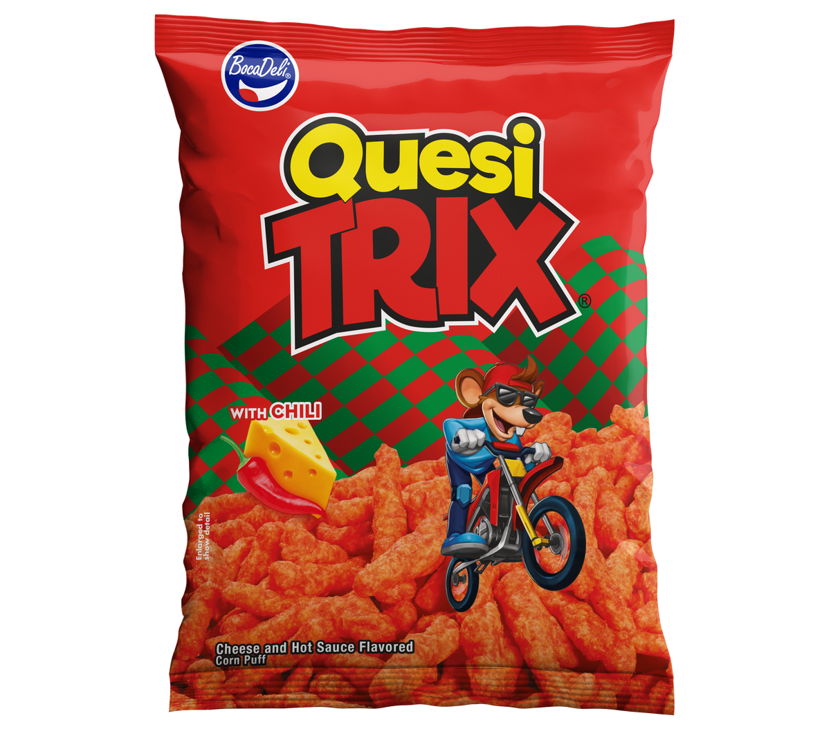 QuesiTrix con Chile Bocadeli snack salvadoreño picante