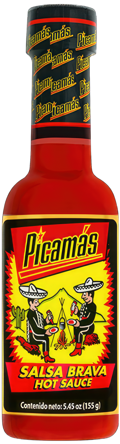 Botella de salsa Picamas roja 5.45oz – Sabor tradicional guatemalteco