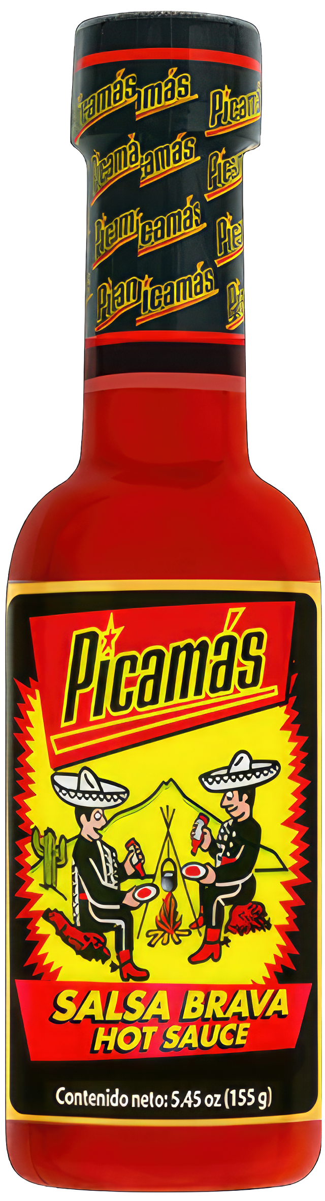 Botella de salsa Picamas roja 5.45oz – Sabor tradicional guatemalteco