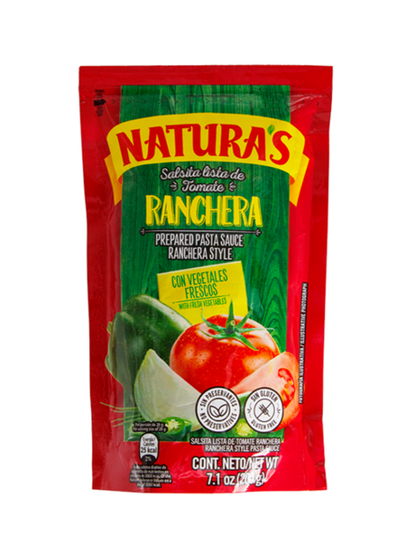 Salsa ranchera Naturas 200 g – sabor tradicional salvadoreño para acompañar comidas – Latin Foods At Your Door