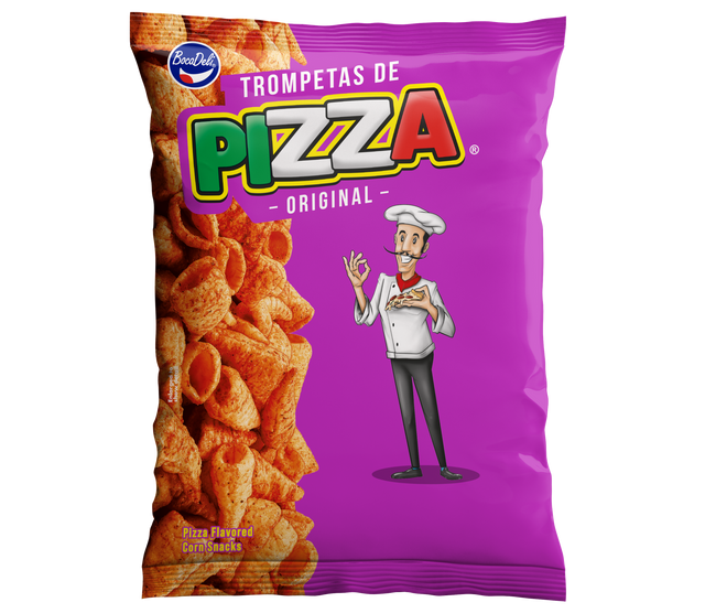 Trompetas Pizza Bocadeli Salvadoran corn snack